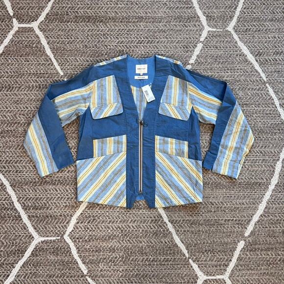 Nicholas Daley Stripe Cardigan Mens Sz Medium - Picture 1 of 7
